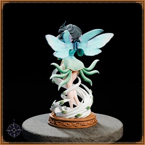 Wind Beetle Maiden STL file for 3D printing - folklore anime girl statue, image 5 of 11