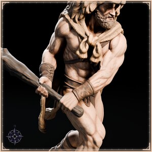Hercules STL file for 3D printing - fantasy statue, image 11 of 11