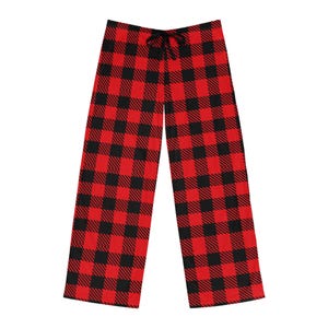Cozy Flannel Men&#39;s Pajama Pants, Soft Lounge Sleepwear, Warm Plaid PJ Bottoms, Comfy Nightwear for Him, Relaxing Lounge Pants