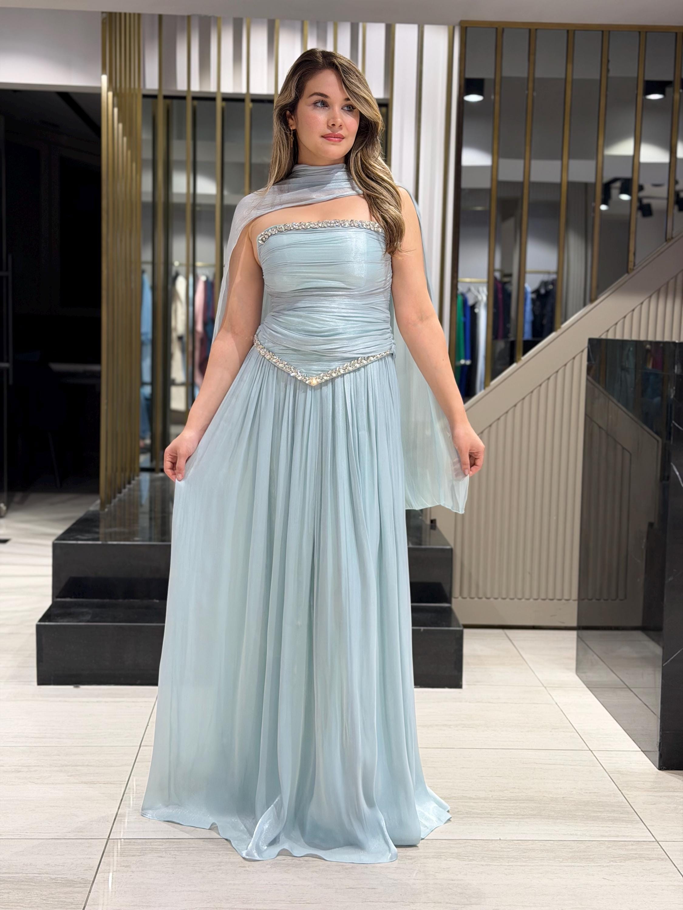 etsy bridesmaid dresses Size:S - (4-6) na-backup Whitewed V Neck 1920