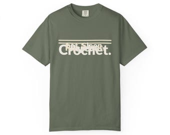 Funny Crochet Humor T-Shirt, Eat Sleep Rip It Out Repeat Tee (Unisex)