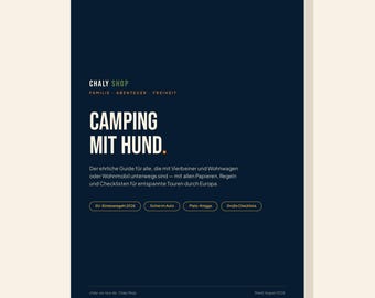 Camping mit Hund – Der ehrliche Guide PDF | EU-Heimtierausweis, Regeln, Packliste Hund | Wohnmobil & Wohnwagen Urlaub