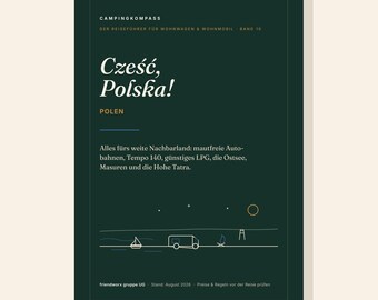 Camping Compass Volume 10: Poland – Motorhome & Caravan Travel Guide PDF | Tolls, Vignettes, Environmental Zones, Rules | E-Book Camping for Families