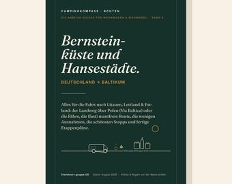 Camping Compass Route 09: Germany–Baltic States – Motorhome Arrival Route PDF | Tolls, Ferries, Stages, Stopovers | Camping E-Book