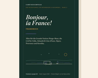 Camping Compass Volume 5: France – Motorhome & Caravan Travel Guide PDF | Tolls, Vignettes, Environmental Zones, Rules | E-Book Camping for Families