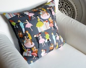 100% Cotton Retro Prom Pillow Cover