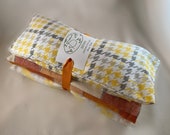 Reusable Rice Hot/Cool Pad w/Removable Cover Flannel Bundle, Pain Relief, Relaxation, Teacher's Gift, Birthday, Holidays