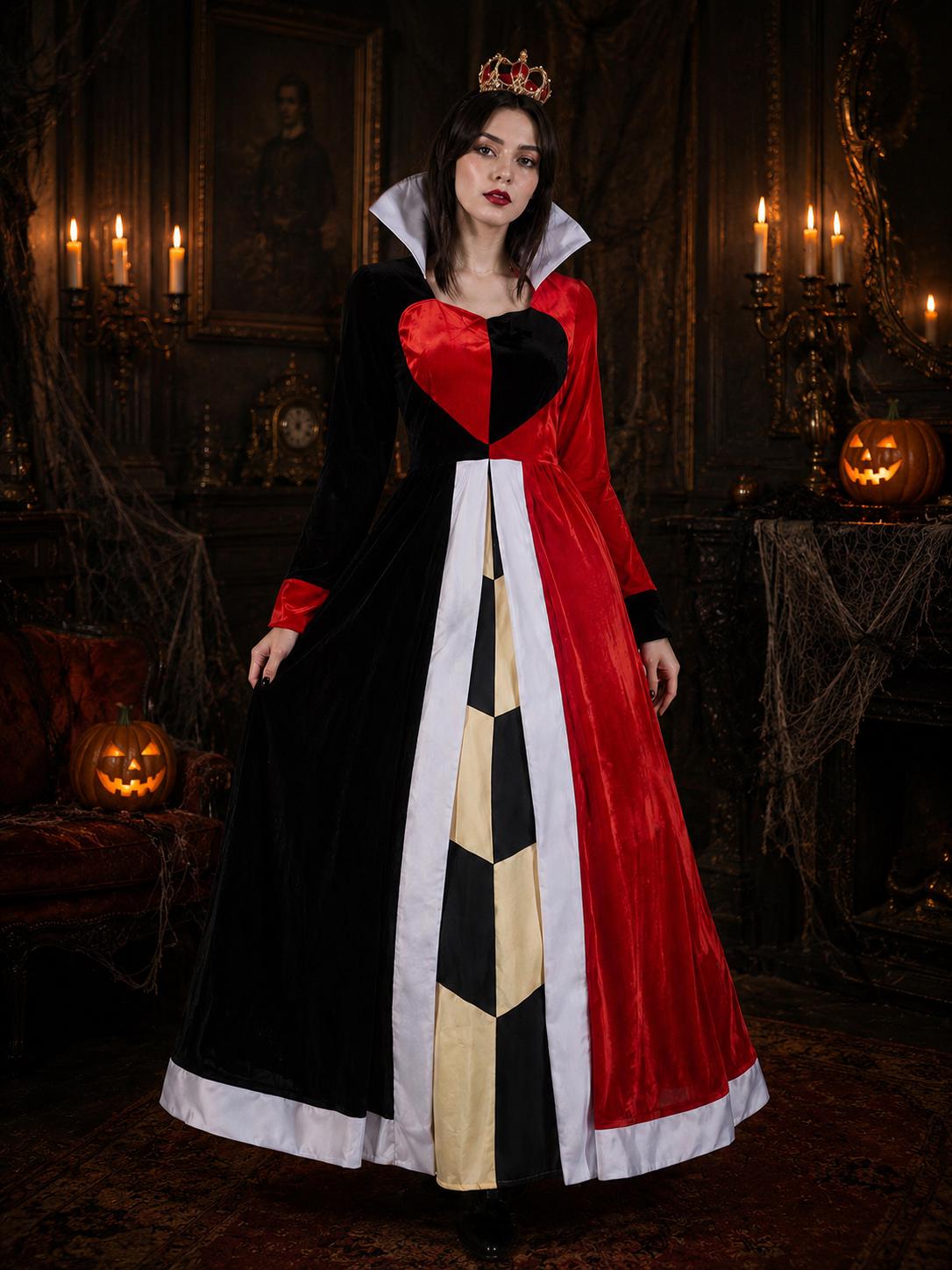 queen of hearts formal dress Gown alexander-trimmest