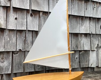 Wooden Sailboat Model