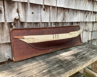 Sloop half model