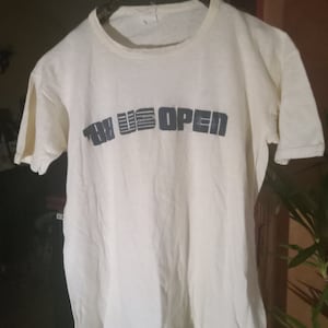 Rare 80s Tennis t-shirt US Open WoW