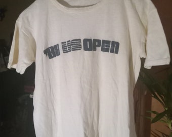 Rare 80s Tennis t-shirt US Open WoW
