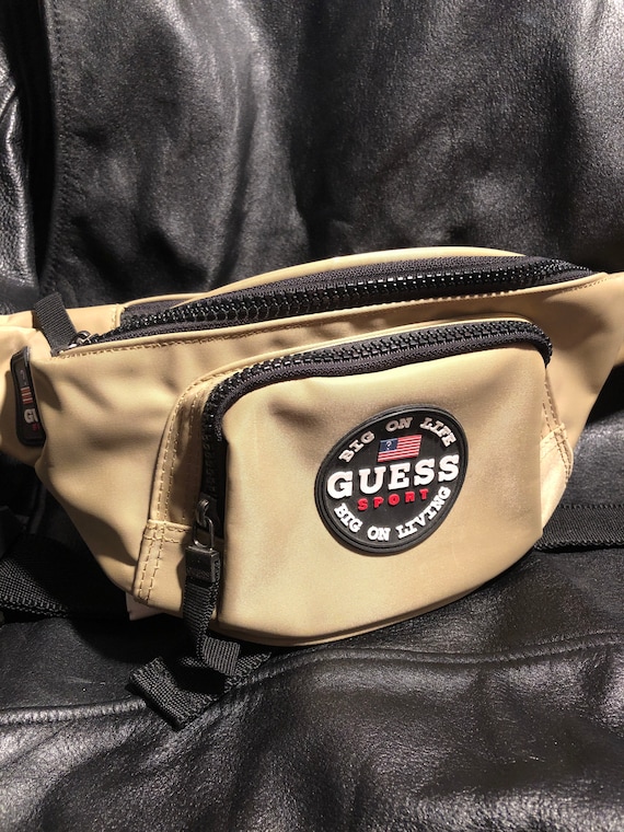 Rad 90s Guess Fanny Pack Waist Bag Guess Sport Bi… - image 1