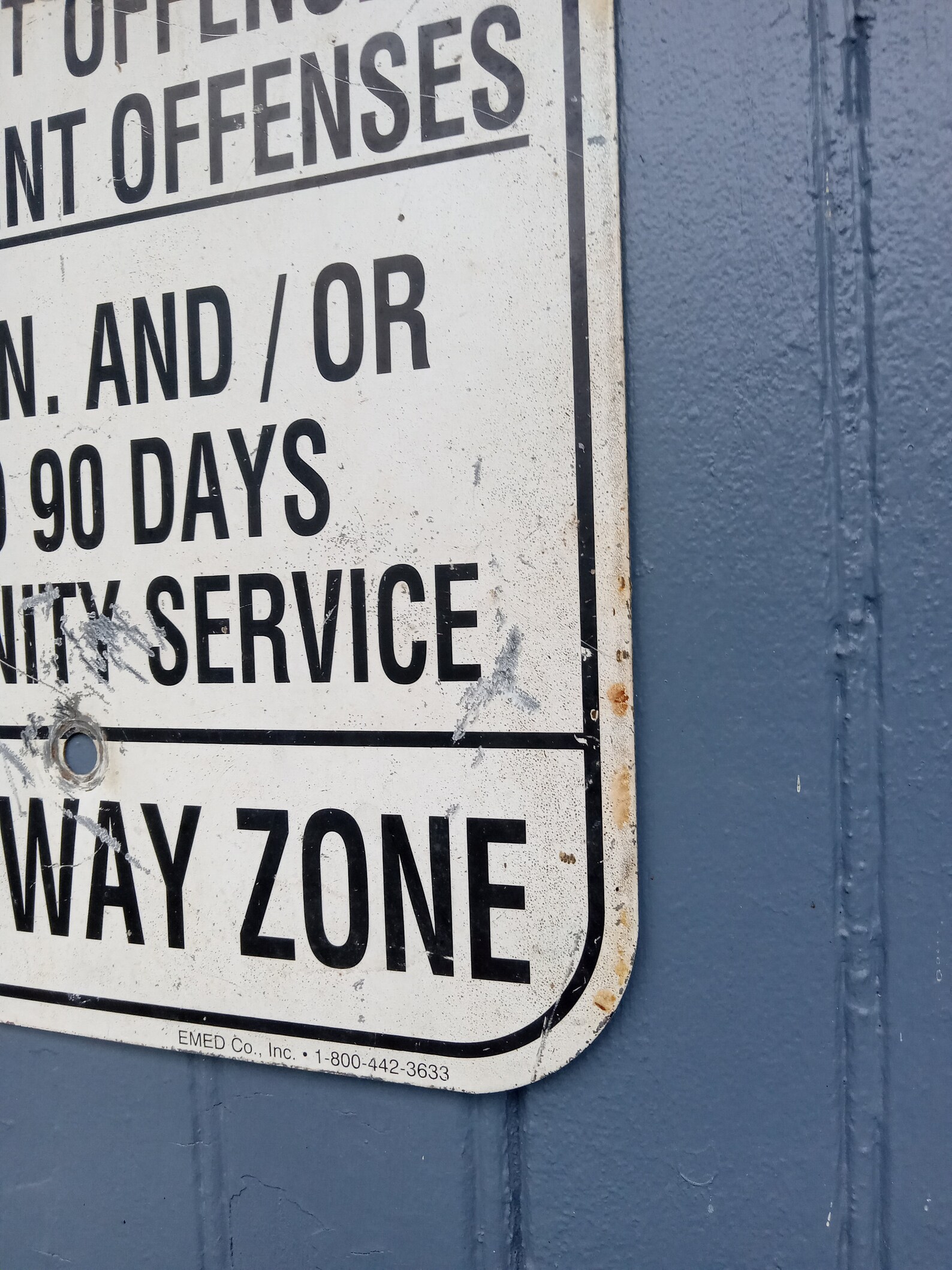 Vintage Penalty Street Sign - Etsy