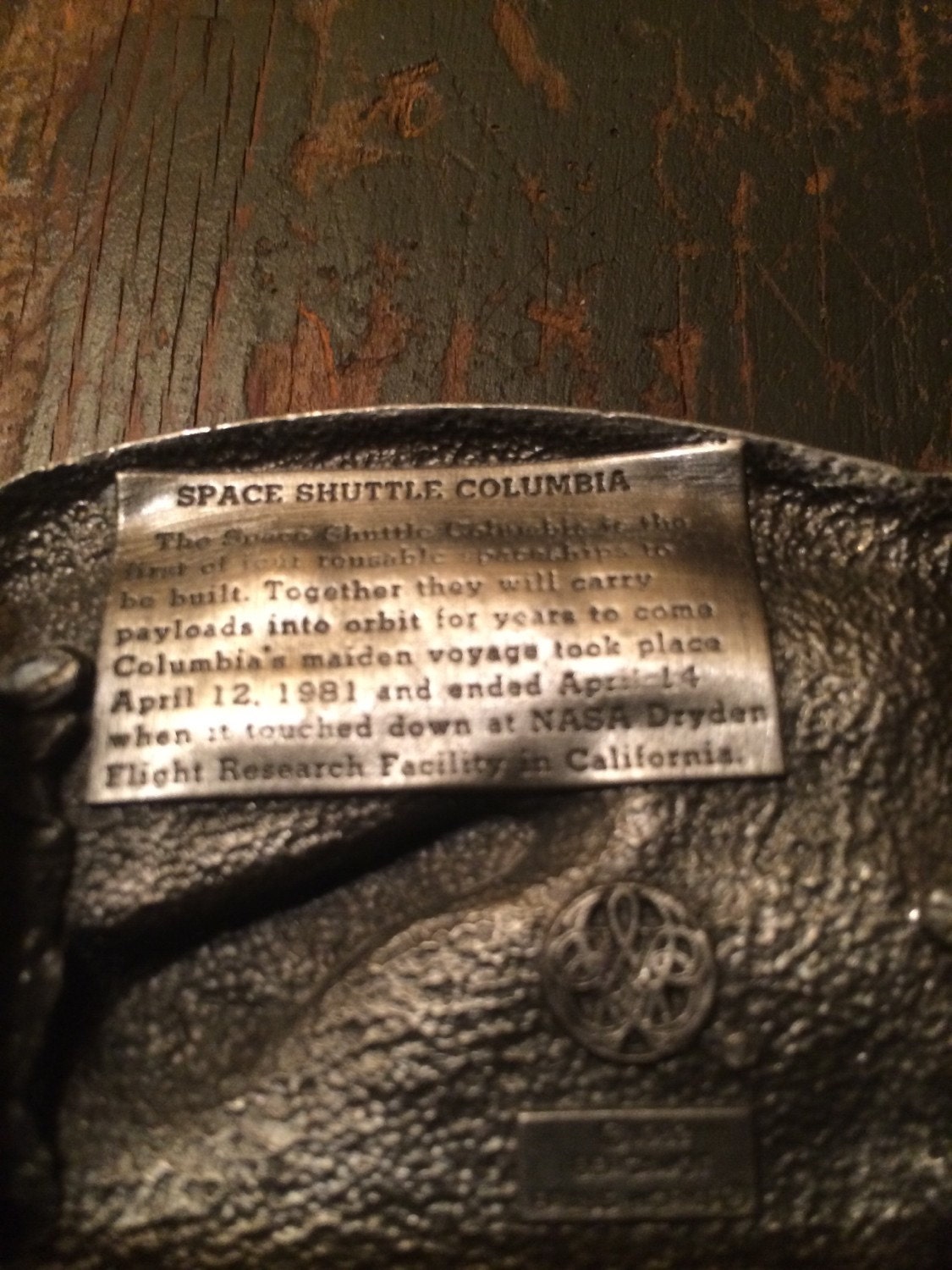Écusson NASA Navette Spatiale CHALLENGER Mission STS-6 Thermocollant