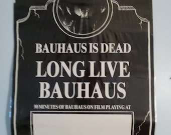 SUPER RARE GOTH Poster Bauhaus Movie