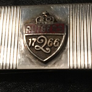 Rutgers Gift College Graduation Gift Sterling silver Rutgers Money Clip Unique Gift Father Brother Alumni Graduate