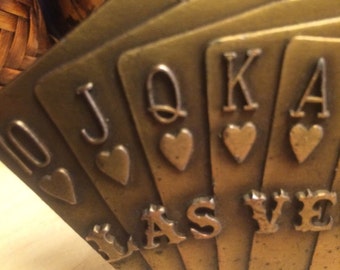 Punk Rock Las Vegas Gürtelschnalle Royal Flush Gürtelschnallen Coole Geschenke