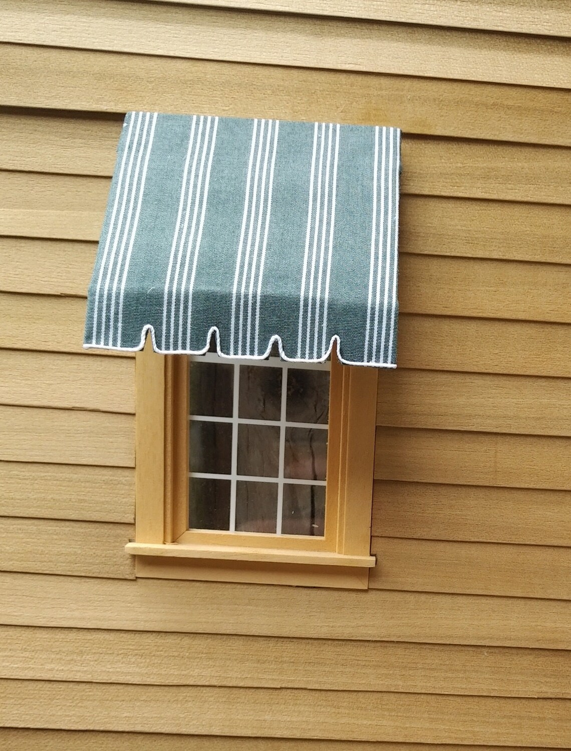 Dollhouse Sun Awning With Notched Edge in 112 Scale Etsy