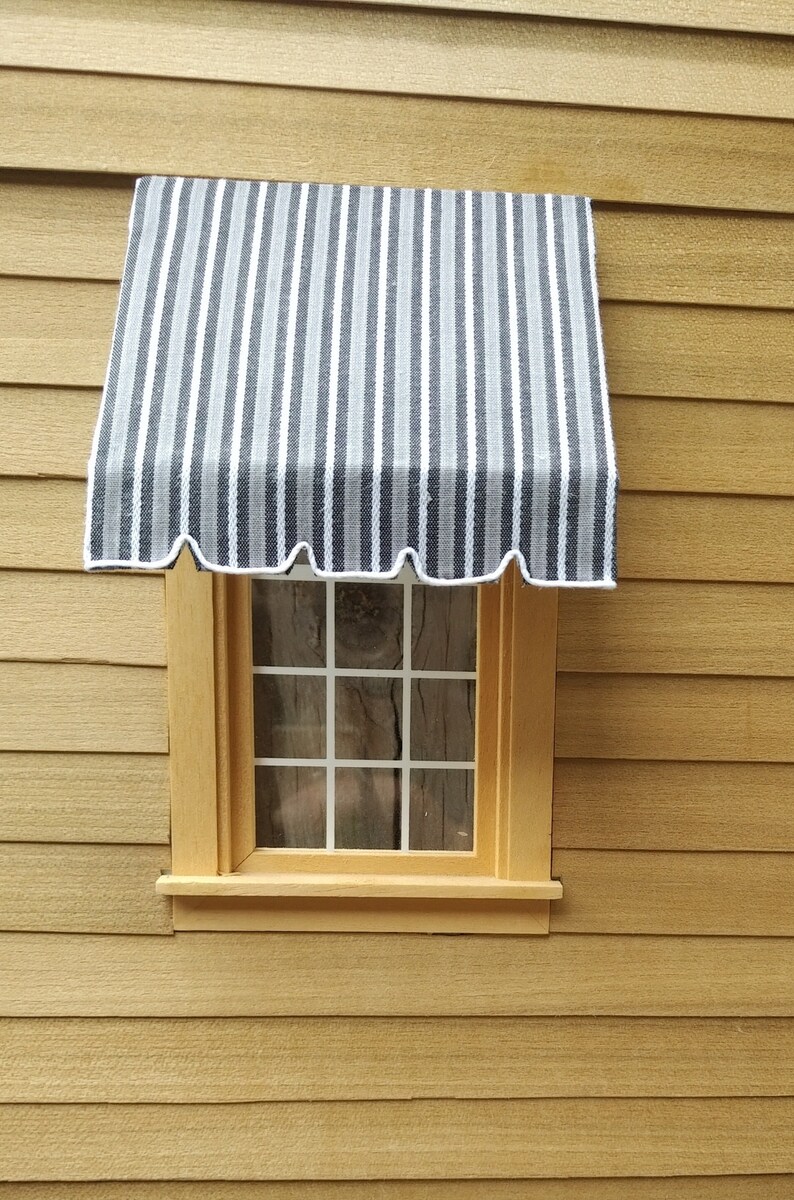 Dollhouse Sun Awning With Notched Edge in 112 Scale Etsy