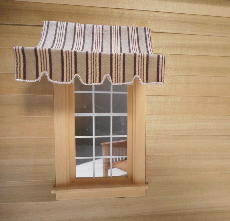 Dollhouse Sun Awning With Notched Edge in 112 Scale Etsy
