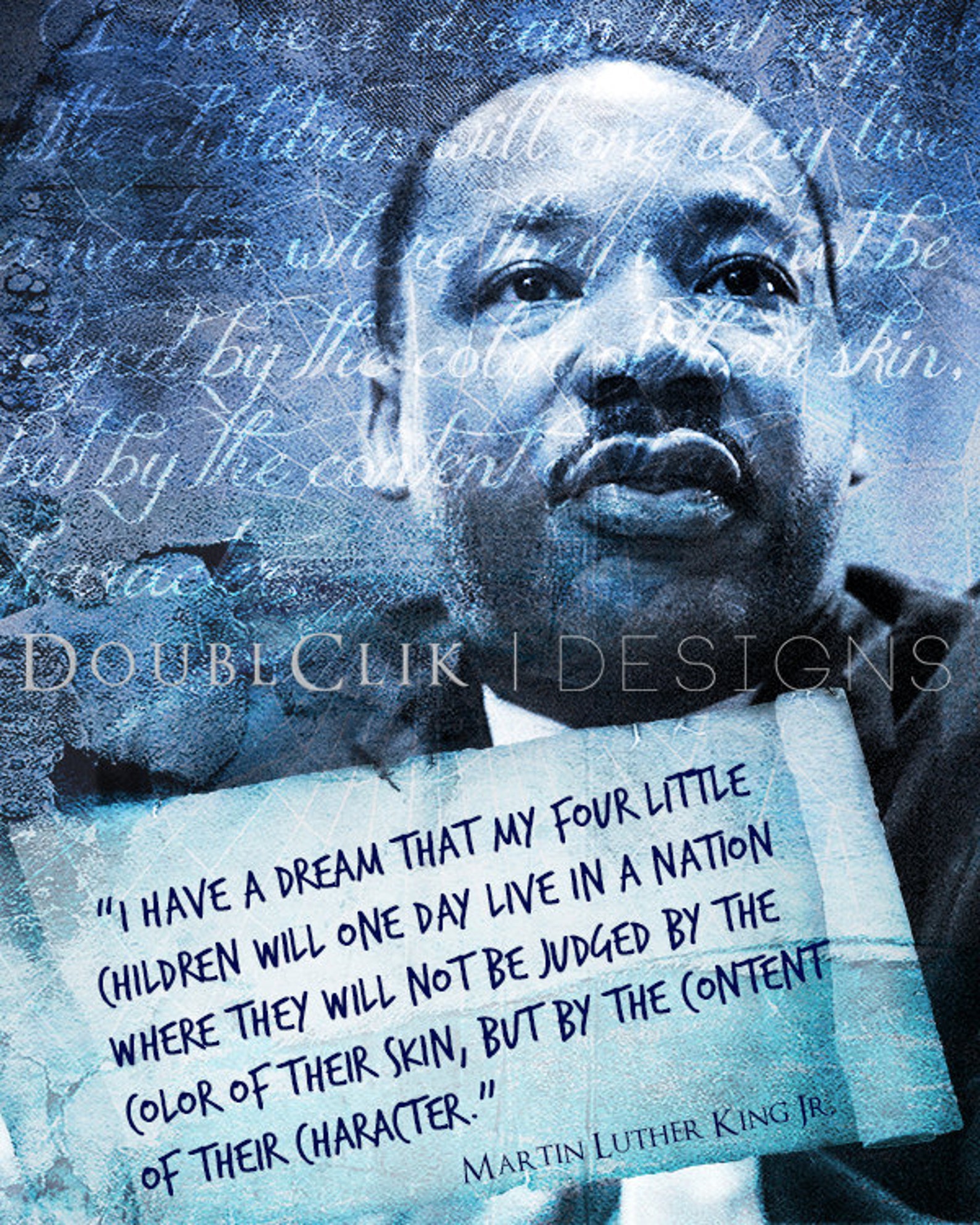 Martin Luther King Jr. Poster | Etsy