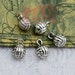 20pcs 9mm x15mm Volleyball Charms Antique Tibetan Silver Tone 3D - SC2208