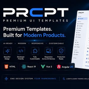 UI-mall | HTML, React, Vue, Angular (Figma Design System) AI SaaS-instrumentpanel