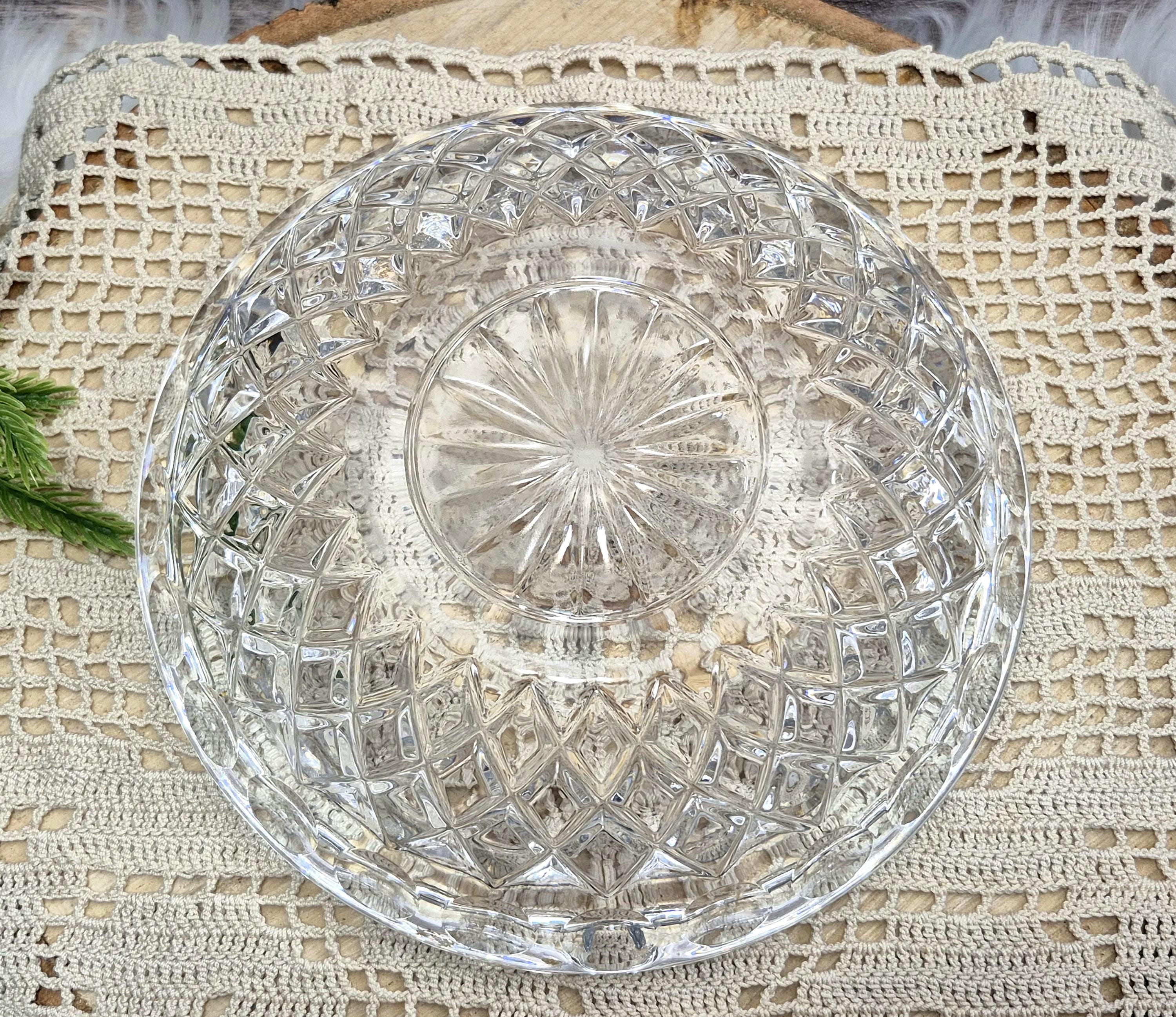 ヴィンテージ プリンセスハウス 鉛クリスタル/ガラス ラウンド灰皿