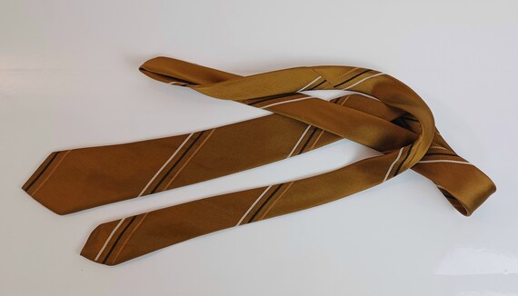 Vintage 50s & 60s Unisex Necktie Skinny Narrow Ti… - image 1