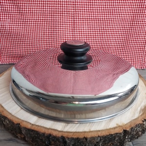 Vintage Lynns Kochgeschirr Ersatzdeckel 25 cm Edelstahl gewölbt, NUR DECKEL