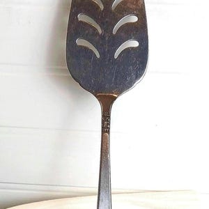 Vintage GRACE Andante Stainless Steel Flatware Pie and Cake Spatula Server, 1960s JAPAN