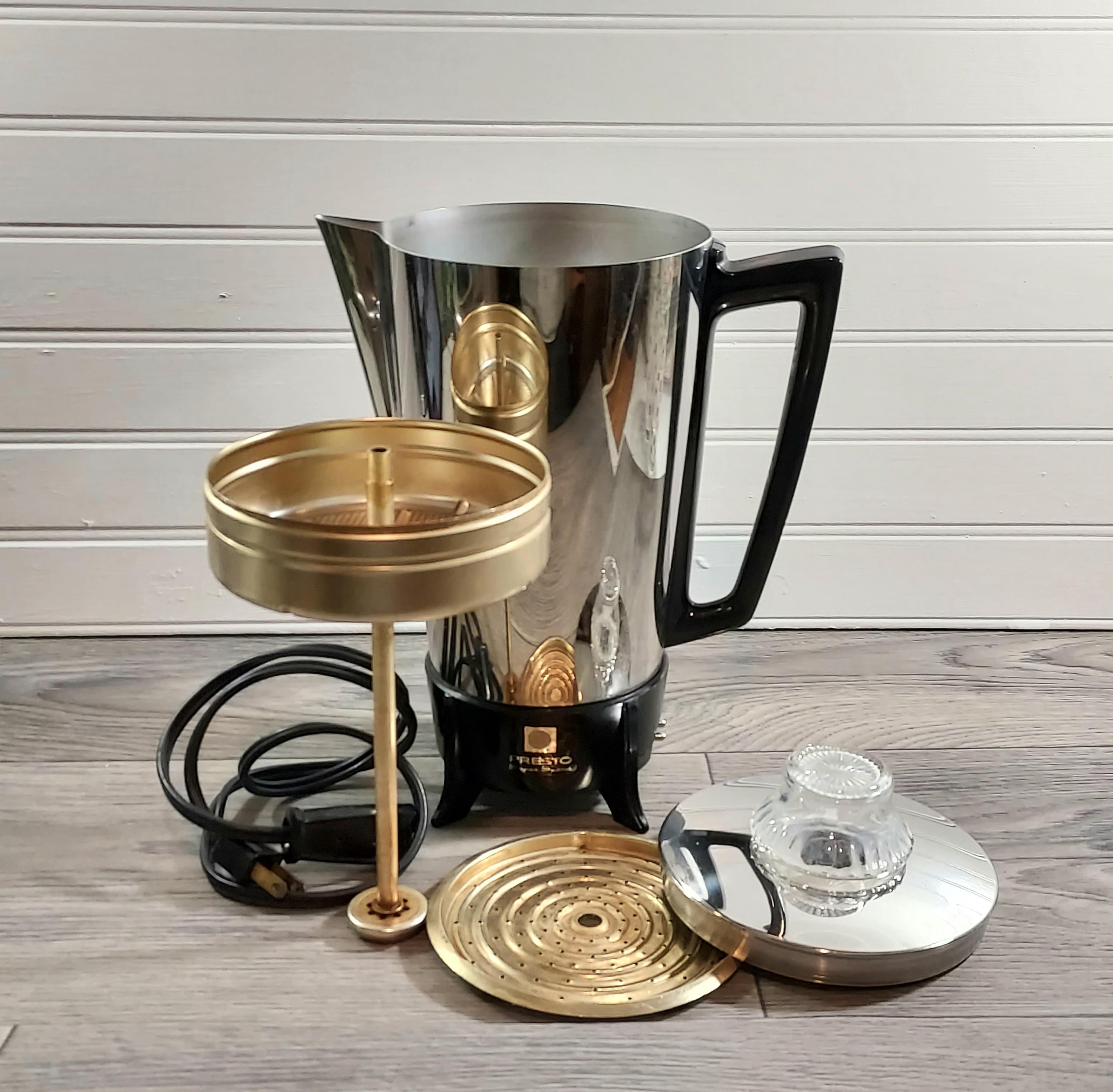 Vintage Presto Super Speed #PK01B, 9-cup Electric Percolator
