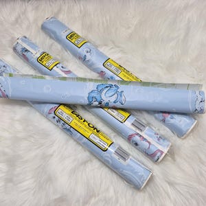 LOT of Vintage 1980s Self-Adhesive Shelf Liner, Wallpaper, Three and 3/4 Rolls @ 3-Yards per Roll