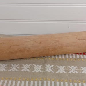 Vintage Rolling Pin 16.75” Farmhouse Rustic Primitive Wood, Baking & Kitchen Decor