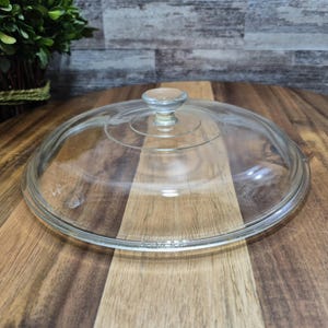 PYREX Glass Cover for a Casserole Dish or Crock Pot 8&quot; inner-diameter, 8.75&quot; outer-diameter