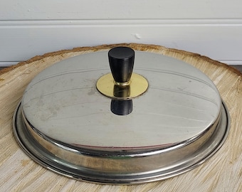 Vintage Montgomery Ward Signature Prestige 18/8 Stainless Steel 7.25” inner-dia. Saucepan Replacement Lid