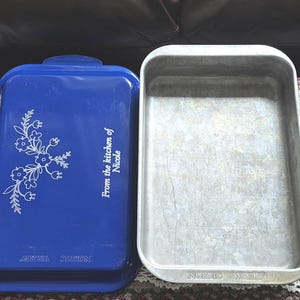 Vintage NORDIC WARE 9&quot; x 13&quot; Cake Pan 5 QT Aluminum Baking Pan with Snap-on Lid