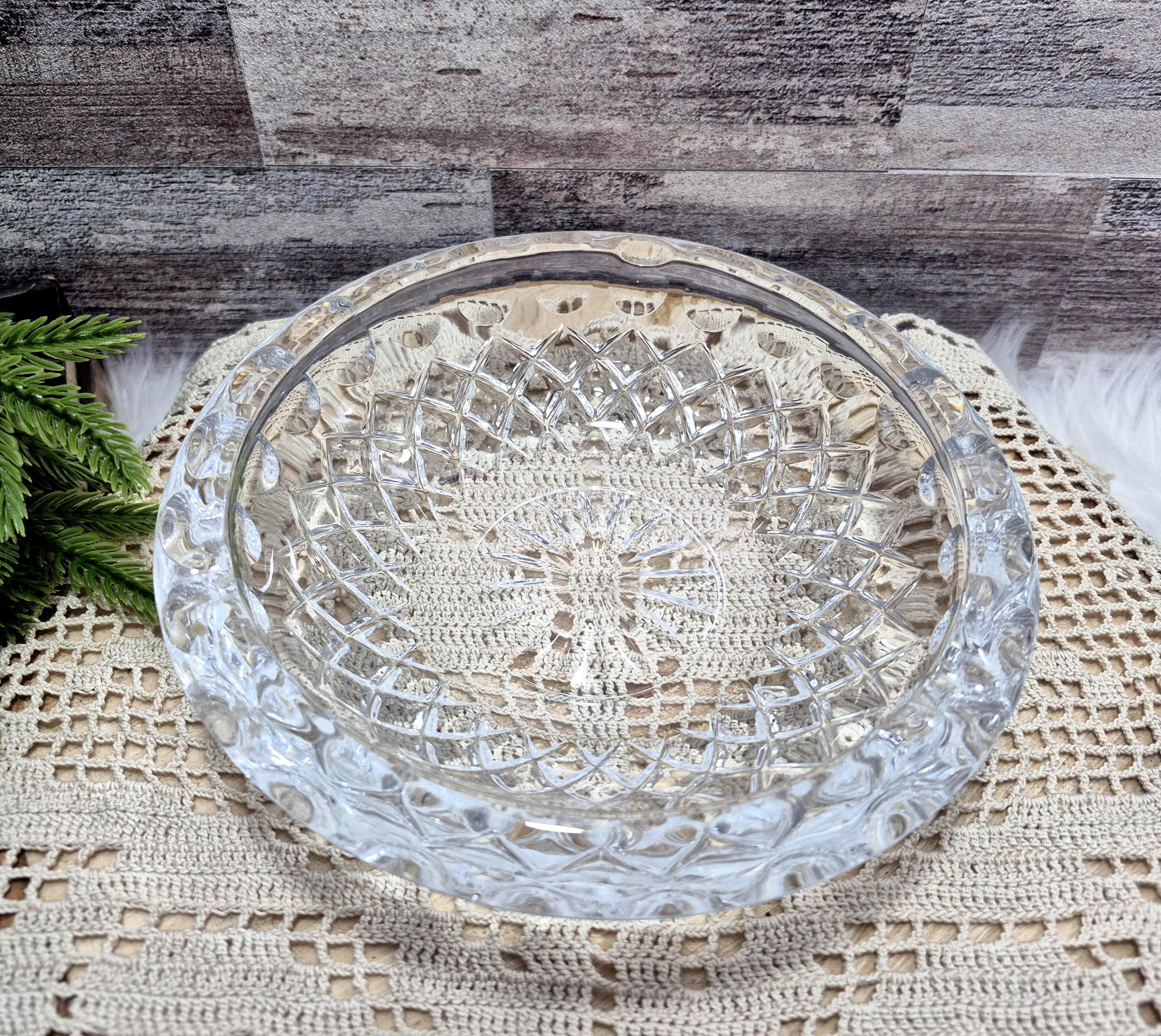 ヴィンテージ プリンセスハウス 鉛クリスタル/ガラス ラウンド灰皿