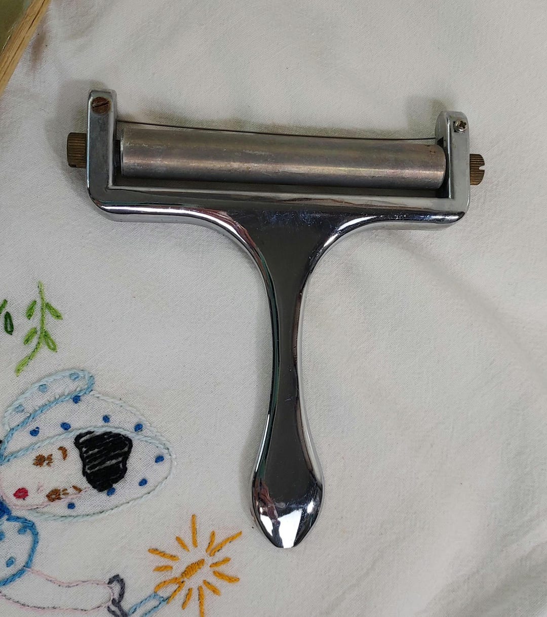 Vintage NEVCO Metal Hand Powered Wire Cheese Cutter Slicer, Vintage ...