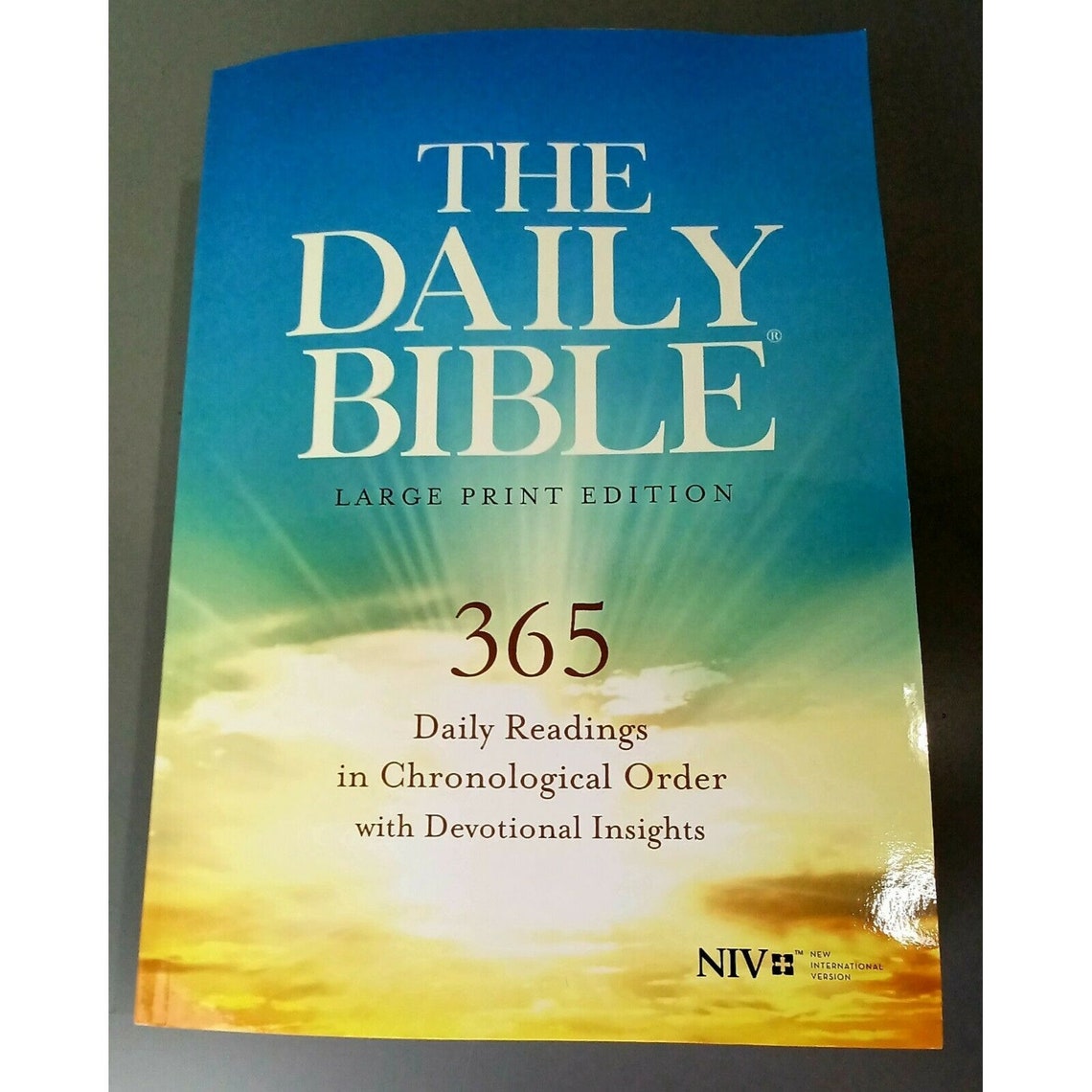 LARGE Print NIV Edition the Daily Bible 365 Daily Etsy