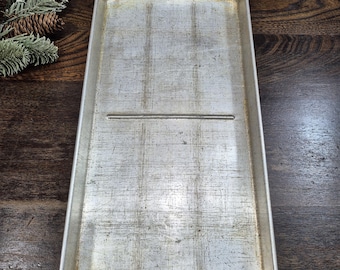 Vintage Wear-Ever #2768 Aluminum Sheet Cake Pan, 16.5" X 8.5 x 1.5" Mid-Century USA Baking