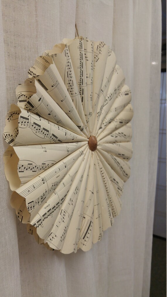 Items similar to Sheet Music Wreath Large Sheet Music Wall Art