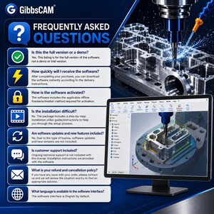 Avancerat CAM-verktyg för CNC-programmering | GibbsCAM 2026 | Fullständig version | För PC Windows bild 5
