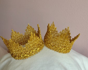 Pet Crown | Crown for Pet Birthday | Gold Crown | Pet Accessories | Dog | Guinea Pig | Cat Crown | Party Crown