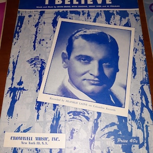 REDUCED   Vintage Sheet Music  9 pieces     &quot; I Believe&quot;    Bridge On the River Kwai     Reduced                               Free Shipping