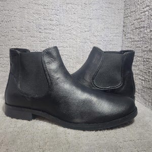Vince Camuto Laken Men's Size 11.5M US Black Leather Chelsea Boots