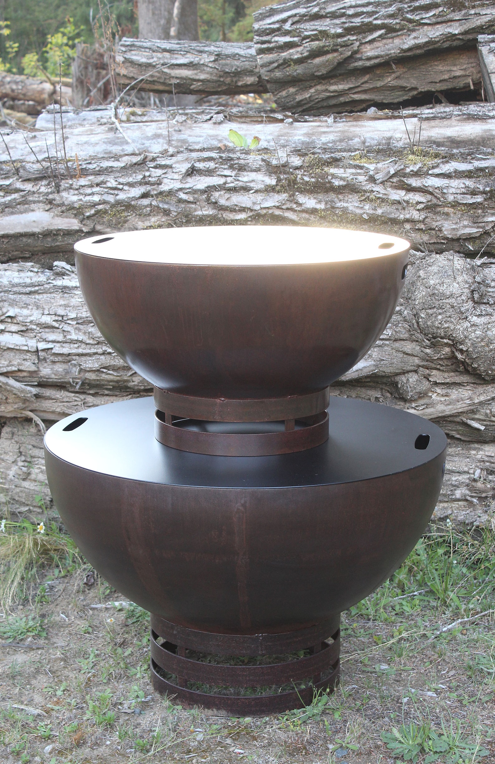 Fire Pit Lid Fire Pit Table Steel Fire Pit Lid Steel Fire Etsy