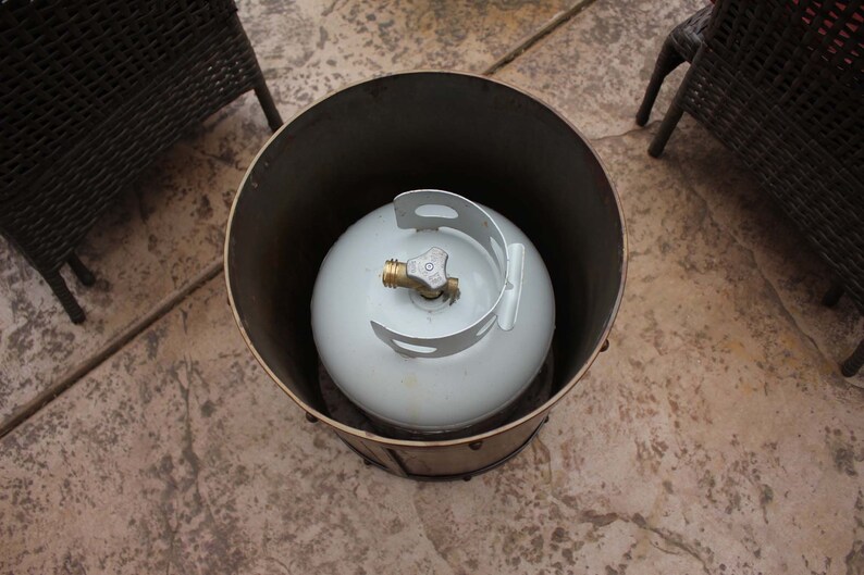 Propane Tank Storage Table Propane Storage Propane Fire Pit Etsy