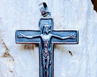 Sterling Silver Crucifix.